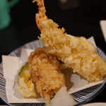 響 - 食べ比べセットの天ぷら
