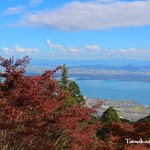 喫茶れいほう - カフェからの眺め　琵琶湖を臨む