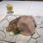 ランチ冷菜【生ハムのサラダ】