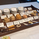 リストランテ カッパス - パスタの見本、店員さんが見せてくれました。