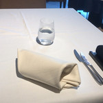 リストランテ カッパス - テーブルセッティング。