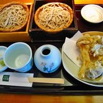 小松庵総本家 - 今月の味くらべ蕎麦　野菜天つき