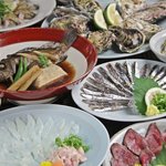 Hiroshima Shuten Douji - 広島食べ尽くしコース[5000円]広島の特産をたっぷり堪能いただけるコースとなっております。