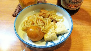 Yanagi - お通しの煮物（合計額から逆算して￥２００）