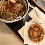飯田カントリー倶楽部 - かき揚げうどん