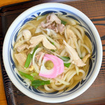 ふる里うどん  - かしわうどん