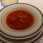 ウルフギャング・ステーキハウス - スープ_トマトベースのクラムチャウダー