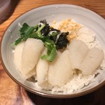 要の塩 - 《〆の蛤出汁炊きふぐ茶漬け》¥350