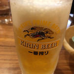 町田商店 - 生ビールは一番搾り