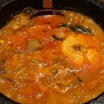 炭火焼肉牛坊 - 味噌煮込みうどんLevel1 店長さんのこだわりが感じられる。グツグツ沸騰しながらでてきました、凄く辛そう、味は辛いけどかなり美味しかったです。また食べたくなる味でした。ご馳走さまでした。