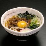 福山コロナワールドフードテラス - 肉玉うどん（そば）550円