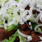 麺と小皿 精華 - 純レバー丼アップ
