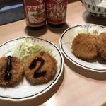 がばちょ - 安定のハムカツ２人前
      