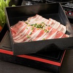 ≪しゃぶ追加≫　豚肉の箱　680円