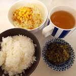 まーさんあしびなー琉球の食堂 - ご飯とスープはおかわり自由です