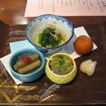 まな板の上の旬　ぽぽぽん - 前菜五種