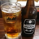 よしみ食堂 - 黒ホッピーセット450円
