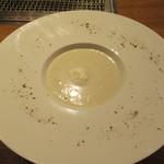 琉球ビーフ＆ビア - ごぼうのポタージュ