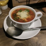 folk burgers&beers - スープ200円