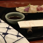 懐石 辻留 - 魯山人の器と膝掛(籠目模様)