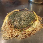 お好み焼 七福 - 肉玉そばダブル