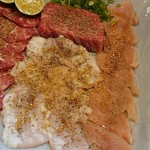 肉料理 大森 - シマチョウ、厚切りロース、ミノ