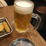 Kushikatsu Dengana - ビールがやたらに美味かった