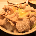 味奈登庵 - 肉南蛮そばの具はごはんにエクスポート♡