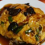 中華料理 唐韻 - <麺飯>天津飯のアップです。