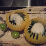 日本料理 晴山 - ほうれん草の胡麻和え