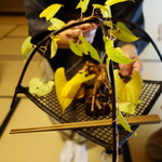 美山荘 - おこわ