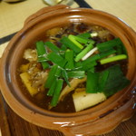 美山荘 - きのこ汁