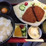 そば処 さか本 - 鯵フライ定食