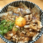 豚マニア丼 稲田屋 サン - ランパス利用の豚マニア丼