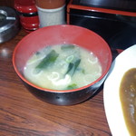 双葉 - みそ汁付けてもらいました