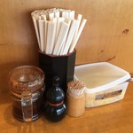 とんかつ 一 - 卓上