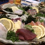 居酒家 花火 - お刺身盛り合わせ３