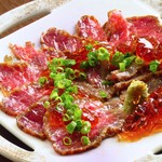 grilled beef sashimi
