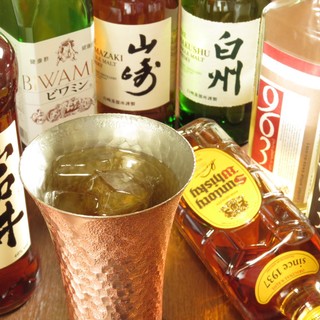 还备有福岛县产的飞露喜和写乐等日本酒，还有畅饮套餐!