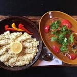 スプーンソング - オーナーさんのおまかせ(南インド系で)