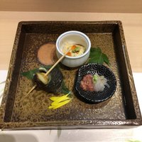 恵比寿 鮨 おぎ乃 - 前菜の盛り合わせ