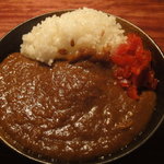 ＢＡＲ　ＯＬＤ  - ハーフポーションのカレーライス(２人で一人前)