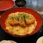 かつ丼のアップ