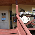 Cafeこむぎ野 - 階段を登って