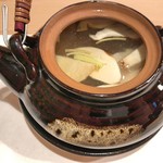 うを徳 - 甘鯛と松茸の土瓶蒸し