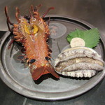ふふ 熱海 - 伊勢海老　＆　蝦夷鮑