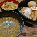 煮干乃宴 - 味玉つけそば+ミニネギチャーシュー丼