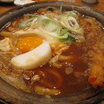 山本屋本店 栄中央店 - 味噌煮込みうどん天ぷらトッピング