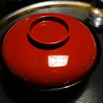 瓢亭 - 炊合の椀