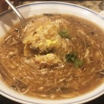 志峰飯店 - フカヒレあんかけチャーハン